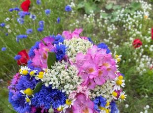 Vázání květin na zakázku - léto