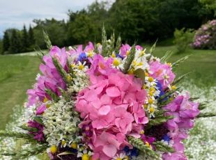 Vázání květin na zakázku - léto